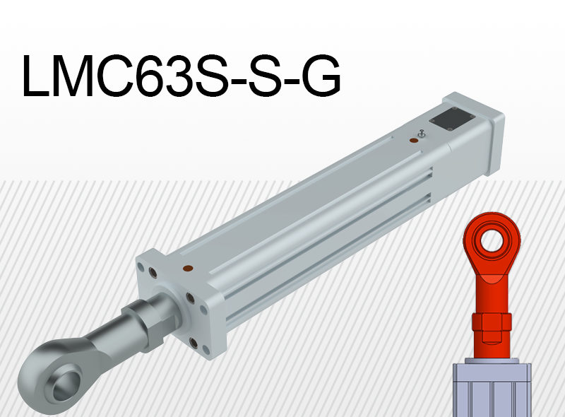 Limon LMC63S-S-G típus lengőfejes egyenes motor csatlakozással