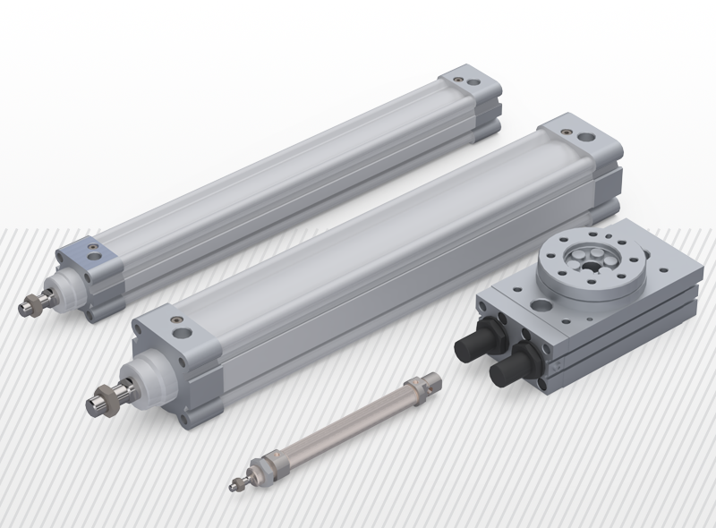 Pneumatikus munkahengerek levegős munkahengerek