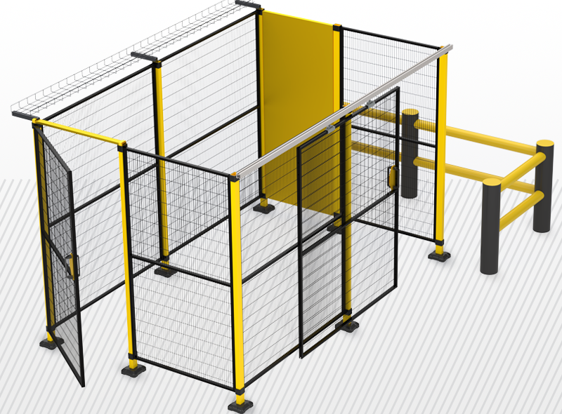 Védőkerítések raktárbiztonsági megoldások kábeltálcák