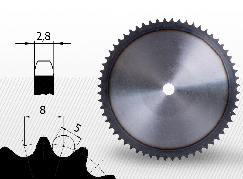 05B típus 8 X 3,0 mm