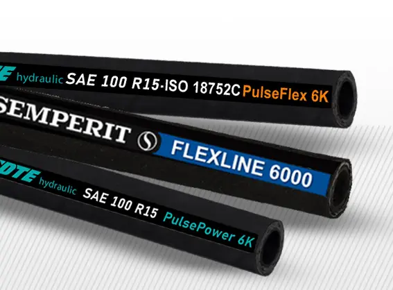 R15, ISO 18752 420bar acélbetétes hidraulika tömlő