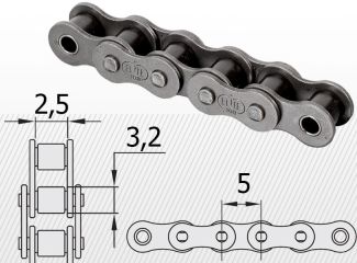 03B típus<br />5 X 2,5 mm