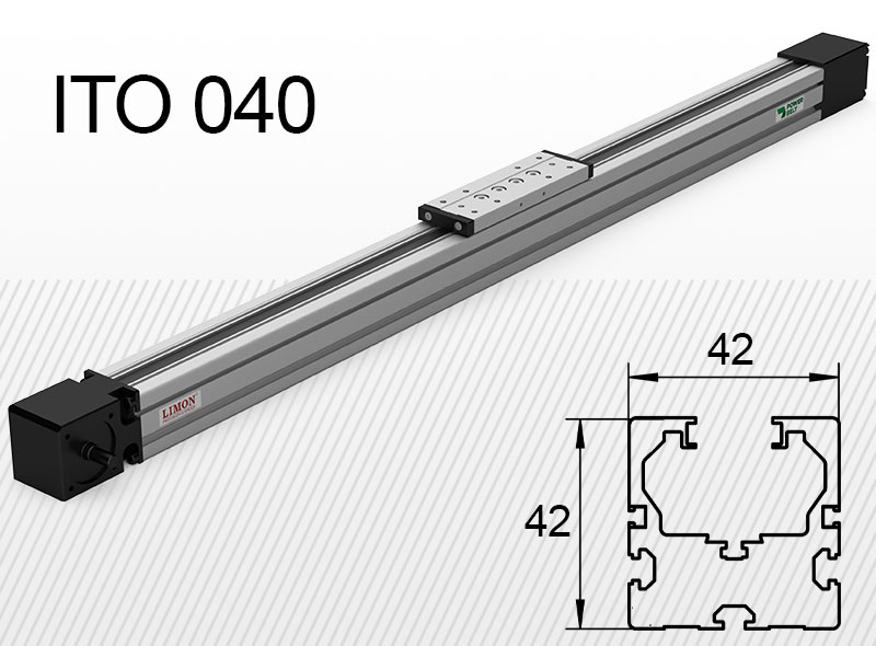 ITO 040 standard kivitel<br />max terhelés 10kg*<br />Lökethossz: 100-1500mm