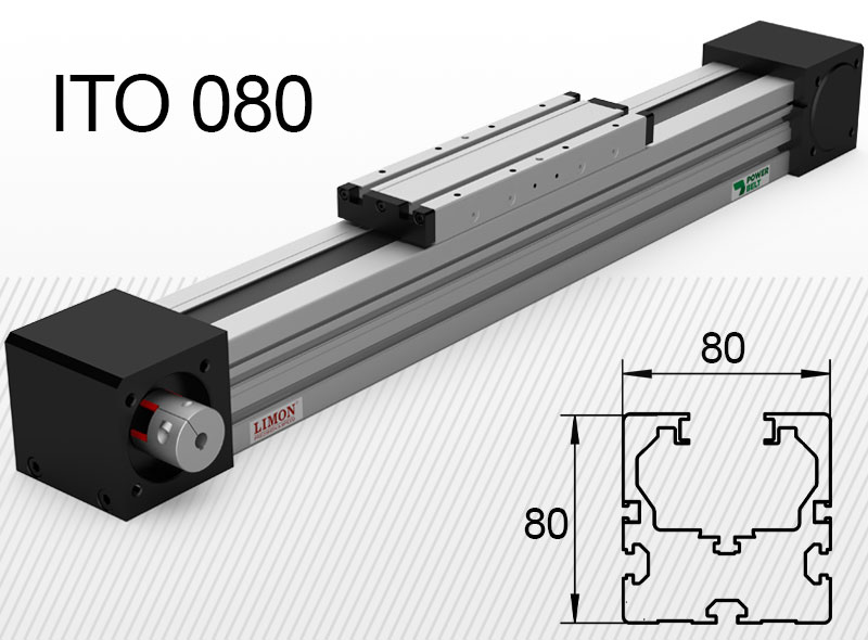 ITO 080 standard kivitel<br />max terhelés 50kg*<br />Lökethossz: 100-7000mm