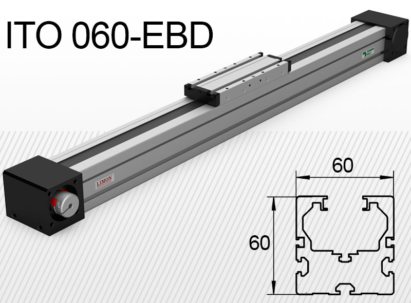 ITO 060 EBD kivitel max terhelés 30kg* Lökethossz: 100-4000mm