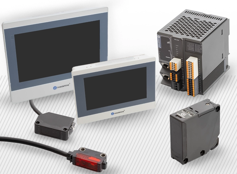 Szenzorok, fényfüggőnyök PLC, HMI