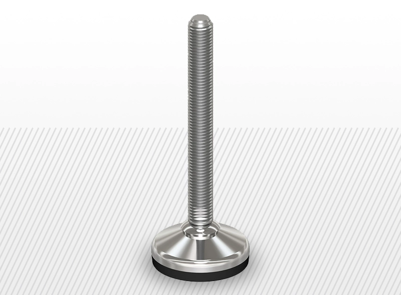 Higiénikus, rozsdamentes antivibrációs gépláb