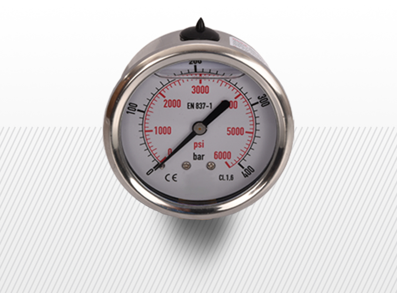 Nyomásmérő óra hátsó csatlakozással 63mm