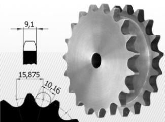 10B típus<br />5/8 X 3/8``