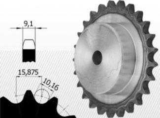 10B típus 5/8 X 3/8``