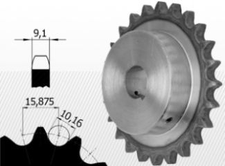 10B típus<br />5/8 X 3/8``