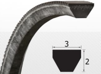 3M (3x2) Ékszíj profil (60°-os) 