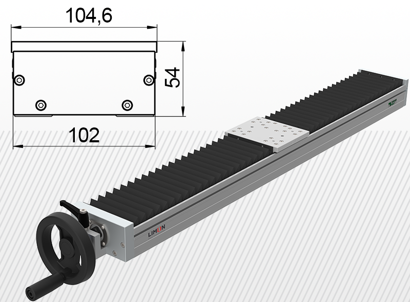 Limon YLO 110 HW-B lineáris egység,trapézorsós lineáris egység,trapézorsós szán