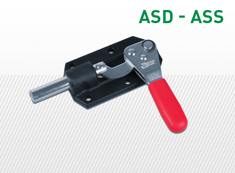 ASD, ASS típusú leszorítók erősített